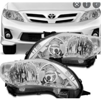 Farol Corolla 2012 2013 2014 Máscara Cromada MP1518bca