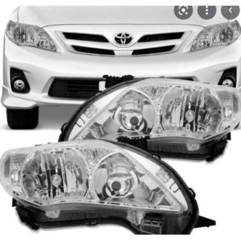 Farol Corolla 2012 2013 2014 Máscara Cromada MP1518bca