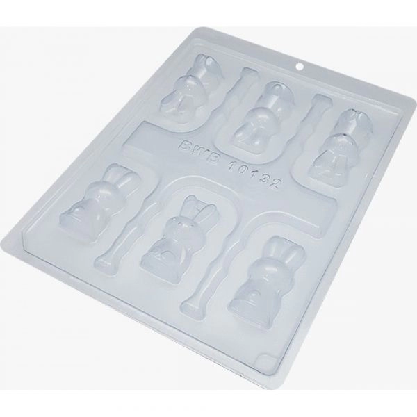 Forma Silicone 10132 Coelho Sentado Mini