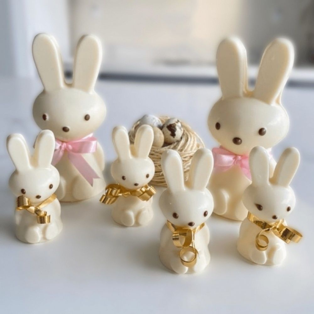 Forma Silicone 10132 Coelho Sentado Mini